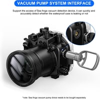 Sea frogs Vízalatti Kameraház Sony A7RIII 90mm Objektívhez - IPX8 40m Merülési Mélységig Vízálló Tok Búvárkodáshoz, Szörfözéshez 2