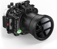 Sea frogs Vízalatti Kameraház Sony A7RIII 90mm Objektívhez - IPX8 40m Merülési Mélységig Vízálló Tok Búvárkodáshoz, Szörfözéshez 1