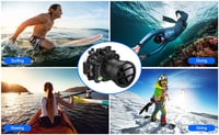 Sea frogs Vízalatti Kameraház Sony A7RIII 90mm Objektívhez - IPX8 40m Merülési Mélységig Vízálló Tok Búvárkodáshoz, Szörfözéshez 4