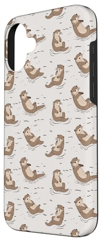 Sea Otter Co. Veselý obal na iPhone 16 Plus s motívom rozkošnej vydry 2
