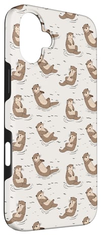 Sea Otter Co. Veselý obal na iPhone 16 Plus s motívom rozkošnej vydry 3
