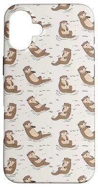 Sea Otter Co. Veselý obal na iPhone 16 Plus s motívom rozkošnej vydry 1