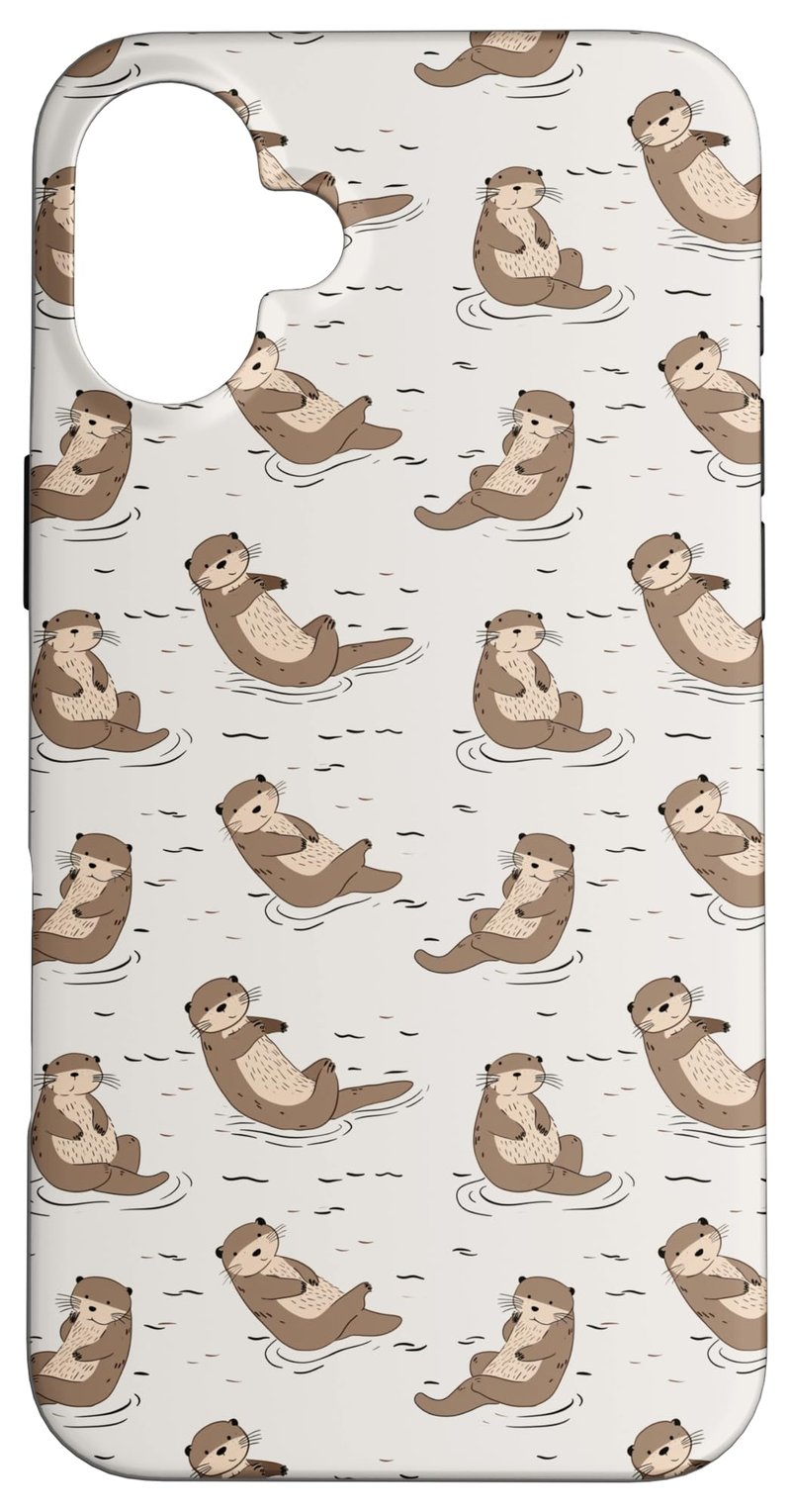 Sea Otter Co. Veselý obal na iPhone 16 Plus s motívom rozkošnej vydry