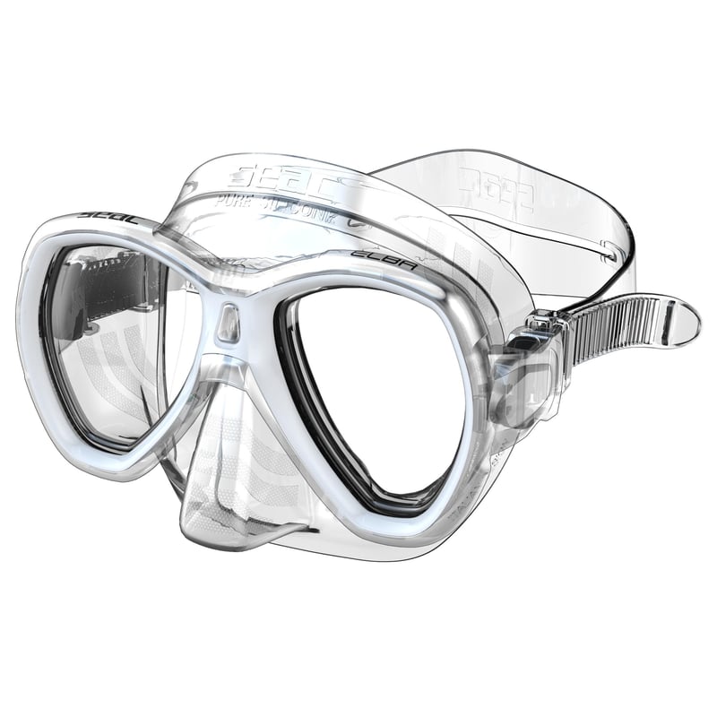 Mască de scufundări SEAC Elba pentru snorkeling și scufundări pentru adulți - Mască de față de înaltă calitate pentru aventuri subacvatice