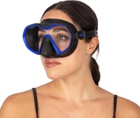 SEAC Icona Frameless egylencsés búvármaszk, olasz gyártás - Black / Blue 4