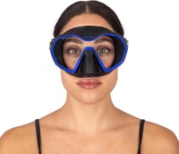 SEAC Icona Frameless egylencsés búvármaszk, olasz gyártás - Black / Blue 3