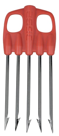 SEAC Killer Special Nylon päťhrotá kovaná harpúna na podmorský lov - červená 2