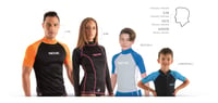 Mască de snorkeling full face SEAC Libera cu catarame cu eliberare rapidă, negru/verde, mărimea L/XL 3