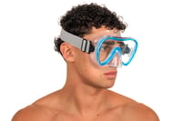 Mască de scufundări și snorkeling cu o singură lentilă SEAC Natua, silicon, mărime unisex pentru adulți 4