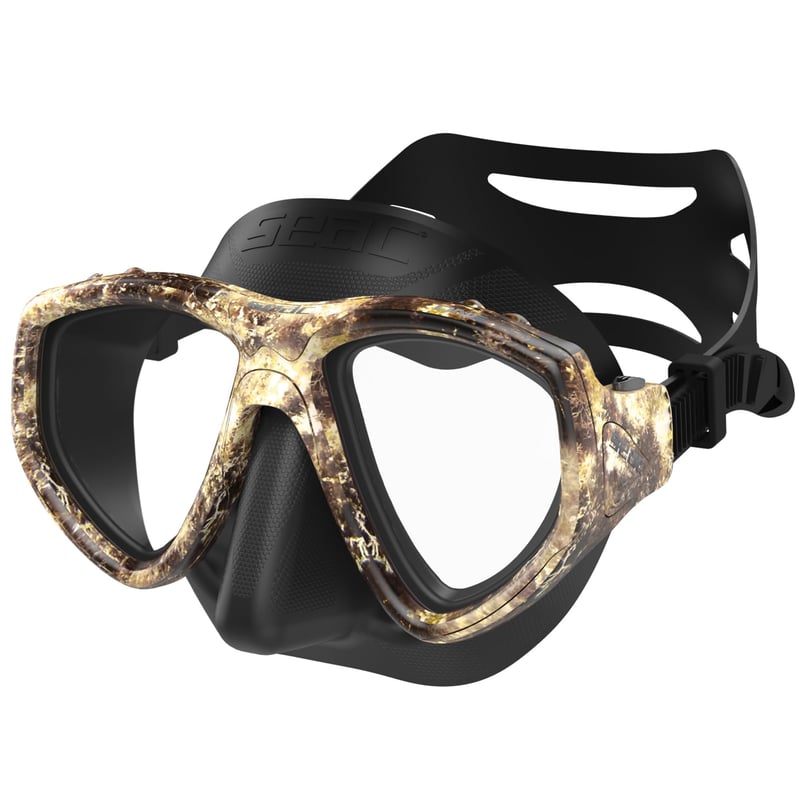 Mască de scufundări și snorkeling SEAC One pentru adulți – Compatibilă cu lentile optice, calitate profesională, cu cutie de protecție