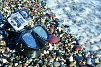 Mască de scufundări SEAC One Pro cu adaptor pentru cameră de acțiune GoPro, pentru scufundări și snorkeling, negru 4