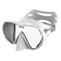 Mască de scufundări și snorkeling din silicon fără ramă SEAC Rondò - volum intern redus, design hidrodinamic și ultraușor 1