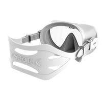 Mască de scufundări și snorkeling din silicon fără ramă SEAC Rondò - volum intern redus, design hidrodinamic și ultraușor 4