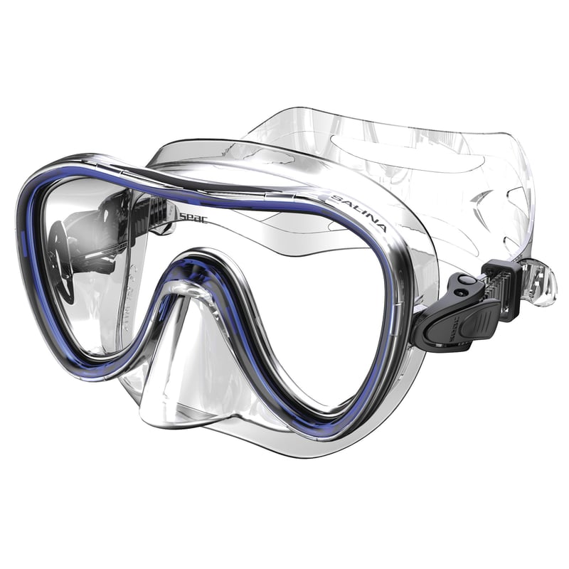 Mască de scufundări SEAC Salina Siltra din PVC pentru adulți - Mască facială ideală pentru snorkeling și scufundări, pentru bărbați și femei