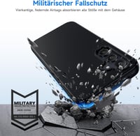 seacosmo Samsung Galaxy A55 5G 360°-os ütésálló tok beépített kijelzővédővel - fekete 2