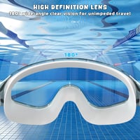 Ochelari de înot pentru copii Seaflar HD, 3-14 ani, unisex, anti-aburire și protecție UV 4