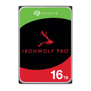 Seagate IronWolf Pro 16 TB NAS interni tvrdi disk, 3,5 inča, SATA 6 GB/s, 7200 RPM, 256 MB predmemorije, CMR, kompatibilan s RAID-om (ST16000NTZ01)