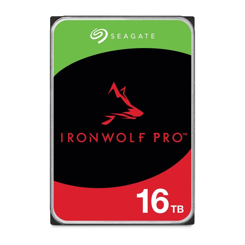 Interný pevný disk Seagate IronWolf Pro 16 TB NAS, 3,5-palcový, SATA 6 Gb/s, 7200 ot./min, 256 MB vyrovnávacia pamäť, CMR, kompatibilný s RAID (ST16000NTZ01)