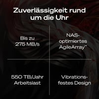 Interný pevný disk Seagate IronWolf Pro 16 TB NAS, 3,5-palcový, SATA 6 Gb/s, 7200 ot./min, 256 MB vyrovnávacia pamäť, CMR, kompatibilný s RAID (ST16000NTZ01) 7