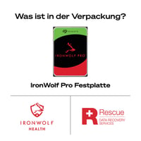 Interný pevný disk Seagate IronWolf Pro 16 TB NAS, 3,5-palcový, SATA 6 Gb/s, 7200 ot./min, 256 MB vyrovnávacia pamäť, CMR, kompatibilný s RAID (ST16000NTZ01) 4