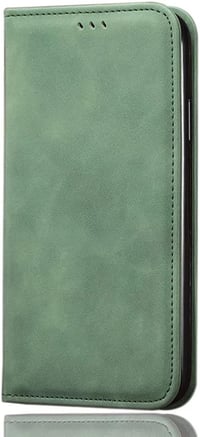 SEAHAI Motorola Moto G54 5G flip tok kártyatartóval - zöld 1