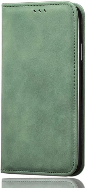 SEAHAI preklopna maska za Motorola Moto G54 5G s pretincem za kartice - zelena