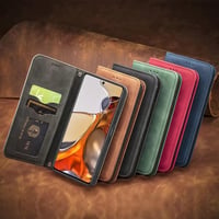 SEAHAI Motorola Moto G54 5G flip tok kártyatartóval - zöld 7