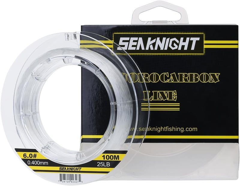 SeaKnight Fluorocarbon Horgászzsinór 100m Ponty Monofil Süllyedő Vezető 3-100lb