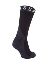 SealSkinz uniseks vodootporne čarape srednje dužine za ekstremno hladno vrijeme, crno/sivo/bijele, veličina L 3