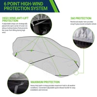 Husă Auto Premium Impermeabilă Season Guard, Protecție Totală la Exterior, Universală pentru Autoturisme de până la 469,9 cm 3