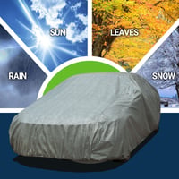 Husă Auto Premium Impermeabilă Season Guard, Protecție Totală la Exterior, Universală pentru Autoturisme de până la 469,9 cm 5