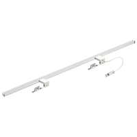 SEBSON LED osvetlenie na zrkadlo do kúpeľne 120 cm, klipové na skrinku a zrkadlo, neutrálna biela 4000K 15W 1500lm IP44 1200x98x44 mm 2
