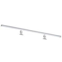 SEBSON LED osvetlenie na zrkadlo do kúpeľne 120 cm, klipové na skrinku a zrkadlo, neutrálna biela 4000K 15W 1500lm IP44 1200x98x44 mm 1