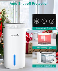 Secmote 2000ml Elektromos Páramentesítő 50m² Hálószobához Fürdőszobához Csendes 5
