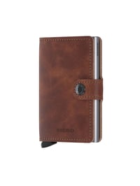 Pánska/dámska peňaženka Secrid Miniwallet Vintage s puzdrom na karty, hnedá, jedna veľkosť 1