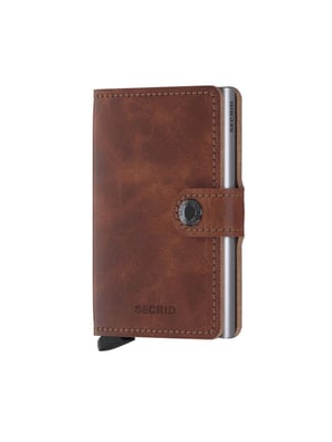 Secrid Miniwallet Vintage muško-ženski novčanik s etuijem za kartice, smeđi, jedna veličina