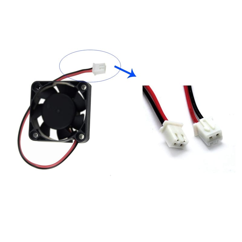 Security-01 40x40x10mm 12V DC Brushless Hűtőventilátor 2db-os szett
