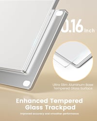 seenda Érintőpad Mac és Windows Rendszerekhez - Precíziós Fém Trackpad Többérintéses Vezérléssel, Vezetékes Touchpad MacBook/PC/Laptop Eszkö 6