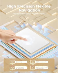 seenda Érintőpad Mac és Windows Rendszerekhez - Precíziós Fém Trackpad Többérintéses Vezérléssel, Vezetékes Touchpad MacBook/PC/Laptop Eszkö 3