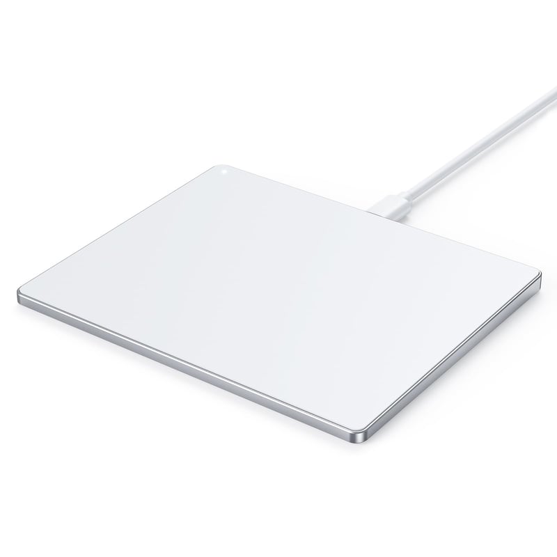 Touchpad Seenda pre PC - Hliníkový externý trackpad s multi-touch navigáciou, vysoko presný káblový touchpad pre počítače s Windows 11/10