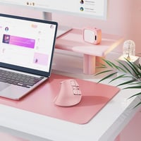 seenda Vertikális Ergonomikus Egér - Bluetooth + 2.4G Vezeték Nélküli, Rózsaszín, Újratölthető, Többeszközös Kompatibilitás Windows/Mac/Andr 7