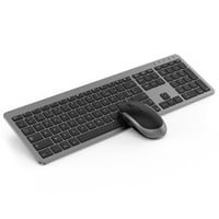 Seenda bežična tipkovnica i miš - punjivi, ultra tanki, tihi, sa silikonskom zaštitom - PC/Laptop/Smart TV - AZERTY 1
