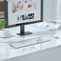 Seenda Vezeték nélküli Billentyűzet és Egér Szett, Ultravékony, Csendes, Ergonomikus 8