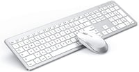 Seenda Vezeték nélküli Billentyűzet és Egér Szett, Ultravékony, Csendes, Ergonomikus 1