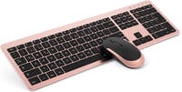 Seenda Vezeték nélküli Billentyűzet és Egér Szett, Ultravékony, Csendes, Ergonomikus, Porálló 1