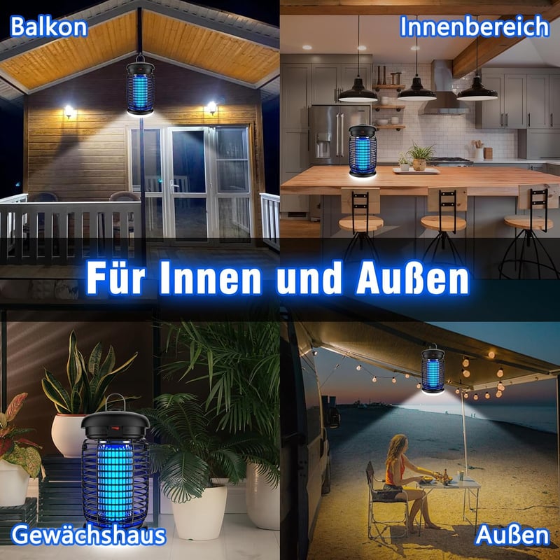 Seenlast 15W 4200V UV Szúnyogcsapda Elektromos Rovarirtó Lámpa IPX4