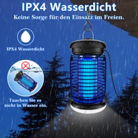 Seenlast 15W 4200V UV Szúnyogcsapda Elektromos Rovarirtó Lámpa IPX4 5