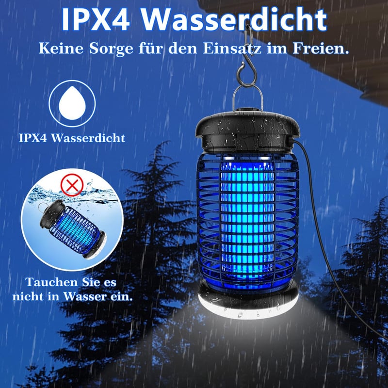 Seenlast 15W 4200V UV Szúnyogcsapda Elektromos Rovarirtó Lámpa IPX4
