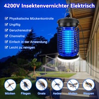 Seenlast 15W 4200V UV Szúnyogcsapda Elektromos Rovarirtó Lámpa IPX4 2