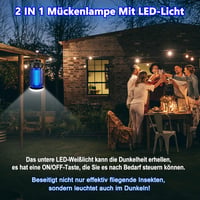 Seenlast 15W 4200V UV Szúnyogcsapda Elektromos Rovarirtó Lámpa IPX4 3